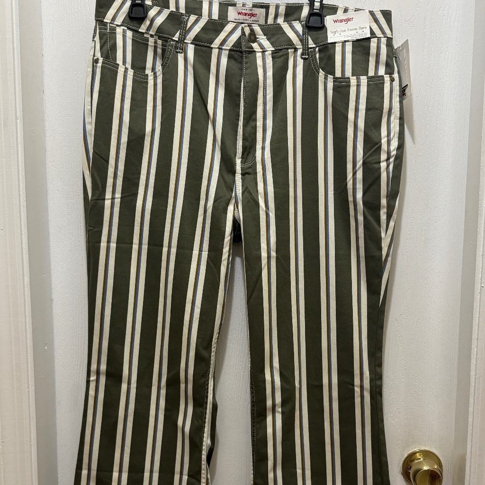 WRANGLER MOSS FIERCE STRIPE JEAN